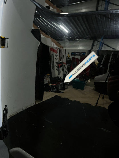 Ford Transit Custom achterdeur links dicht zwart