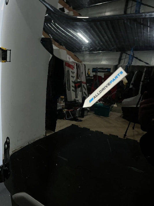 Ford Transit Custom achterdeur links dicht zwart