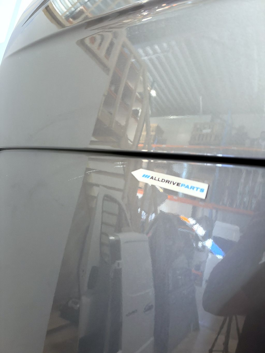 Mercedes Sprinter W907 achterdeur links H2 donkergrijs dicht