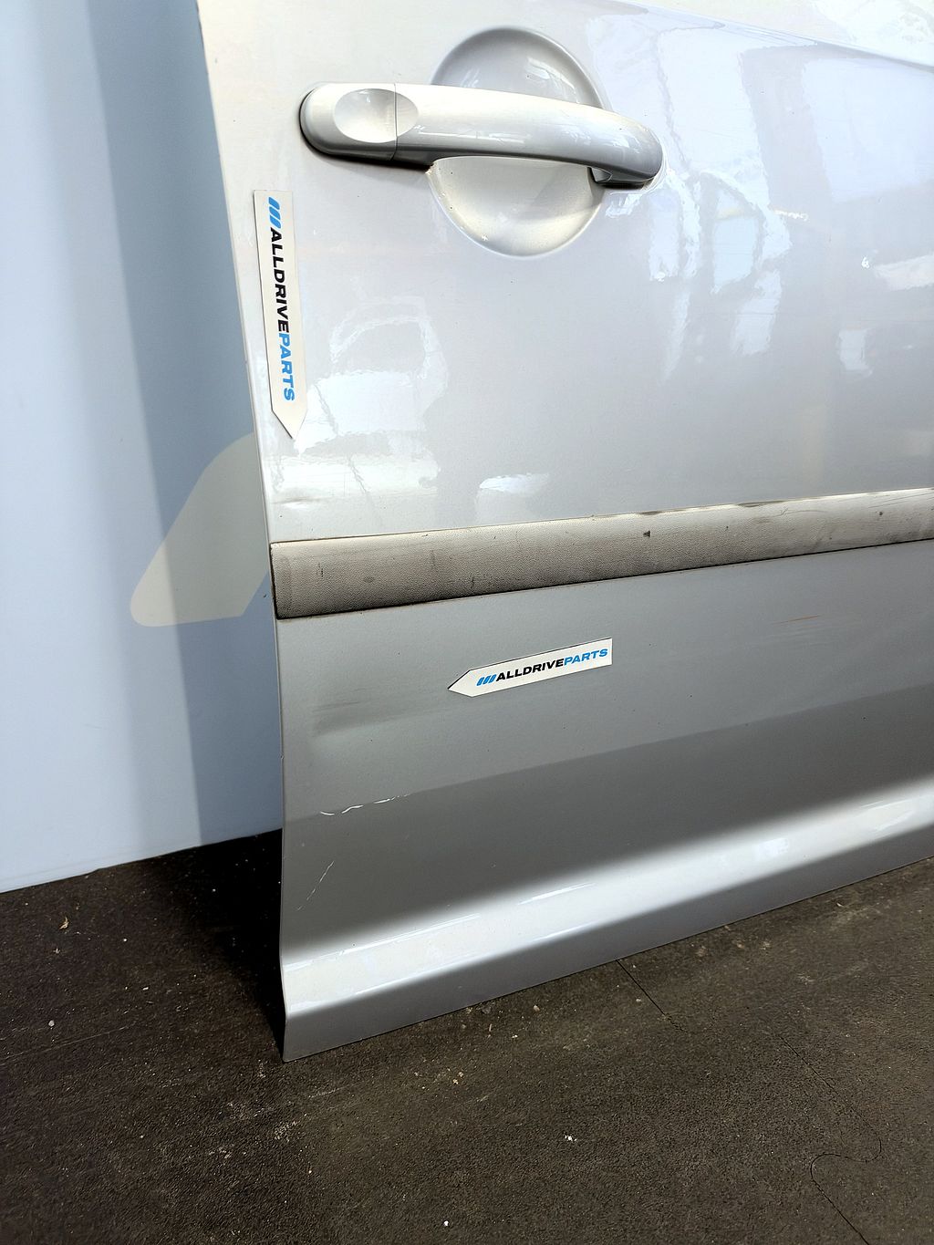 VW Caddy IV voorportier rechts zilvergrijs LA7W 2K5831056