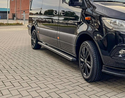 Mercedes Sprinter W907 Sidesteps Mat Zwart Anti-Slip 2018 +
