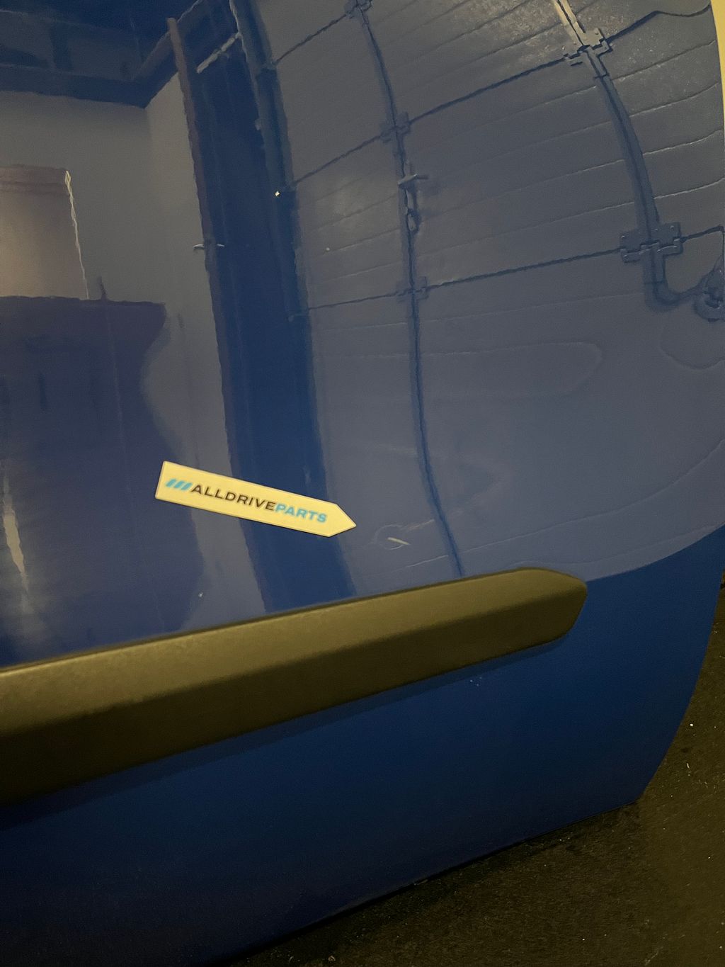 Opel Combo / Fiat Doblo Voorportier rechts blauw 95519731