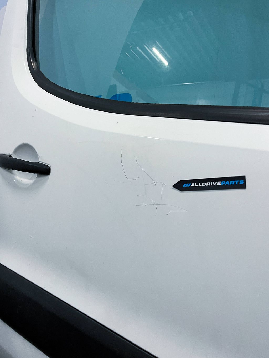 Peugeot Partner Citroen berlingo Voorportier rechts wit 9004Z6