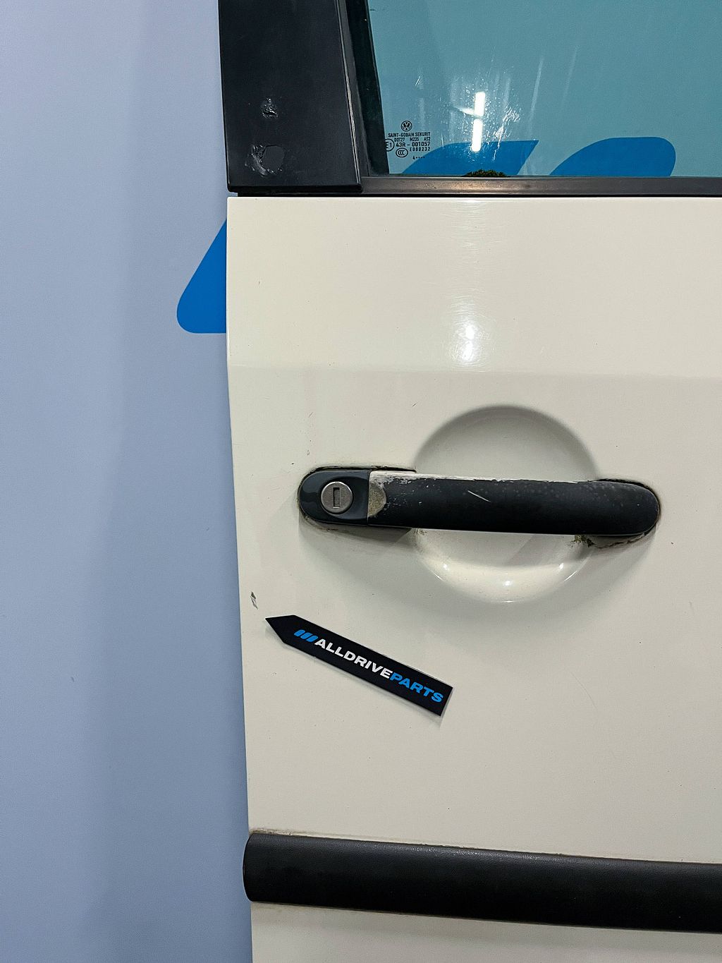 VW Volkswagen Caddy portier deur rechts R902 wit 2K0831056B